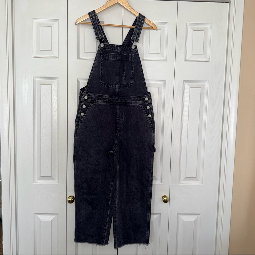 J.crew slouchy boyfriend fray overall size M